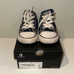 Converse Kids' Dark Blue and White Sneakers